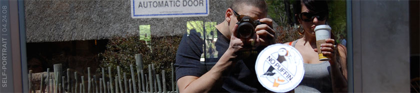 self-portrait at the Louisville Zoo