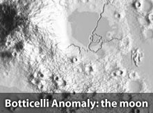 The Botticelli Anomaly on the moon
