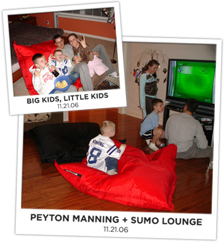 Sumo Lounge chairs are a versatile, modern interpretation of the bean bag, and they make for a killer Christmas present! Sumo Lounge chairs in action